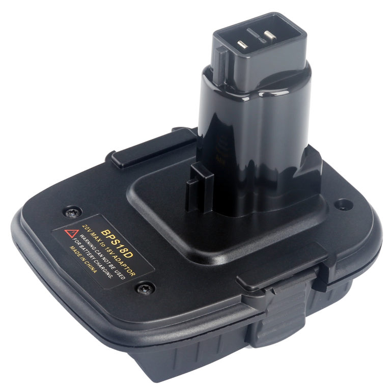 Black+Decker/Porter-Cable/Stanley to Dewalt Li-ion Battery Adapter