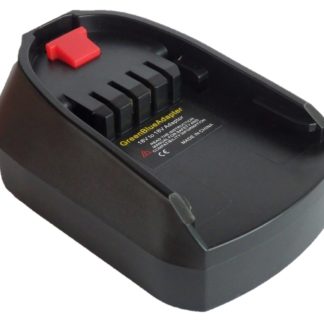 battery adapter for using the blue BOSCH batteries in green BOSCH tools
